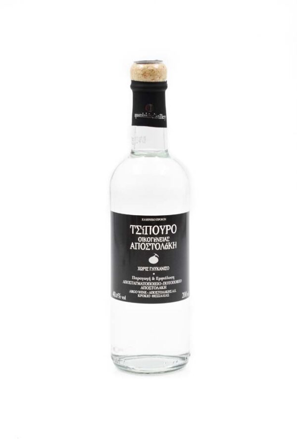Tsipouro Apostolakis Without Anise 200ml