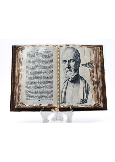 Paper Book On Wooden Base 32×24 cm Paper Book On Wooden Base 32×24 cm