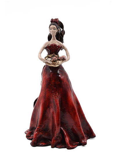 Handmade Tabletop Clay Doll 20×31 cm Handmade Tabletop Clay Doll 20×31 cm