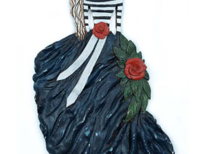 Handmade Clay Figurine 20x2x38 cm Handmade Clay Figurine 20x2x38 cm