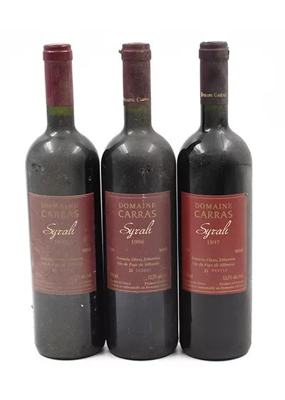 Porto Carras Domaine Syrah 3 Bottle Set of '95-96-'97 750ml