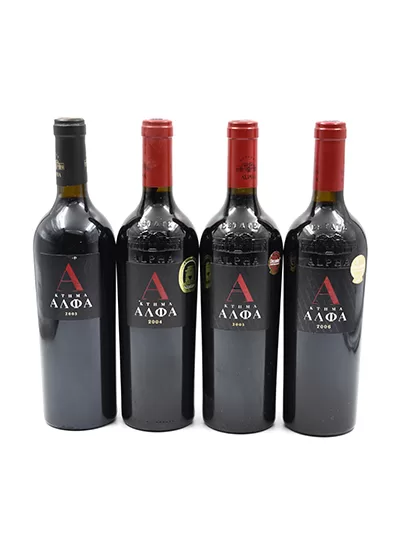 Alpha Estate Red 4 Bottle Set of '03-'04-'05-'06 750ml
