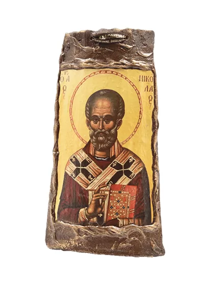 Handmade Icon On Ceramic Tile 18x1x30 cm