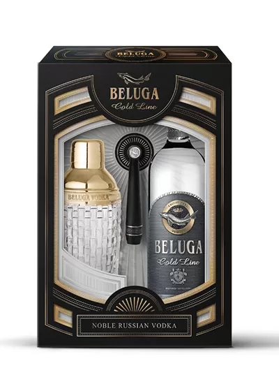 Beluga Gold Line Gift Box Shaker 700ml