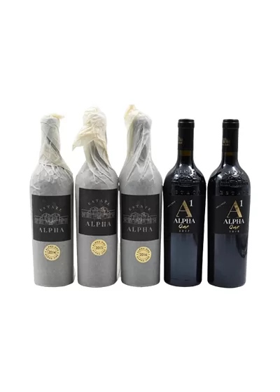 Alpha Estate One 5 Bottle Set of '14'15'16'17'18 750ml