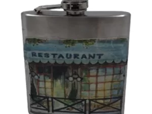 Flask with stainless steel funnel Flask with stainless steel funnel