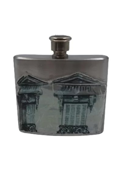 Flask with stainless steel funnel